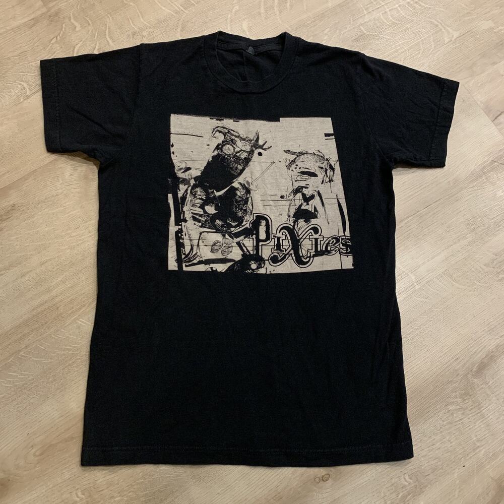 The Pixies Tultex Indie Cindy 2014 T-Shirt Men's Small S Black Band Tee Graphic